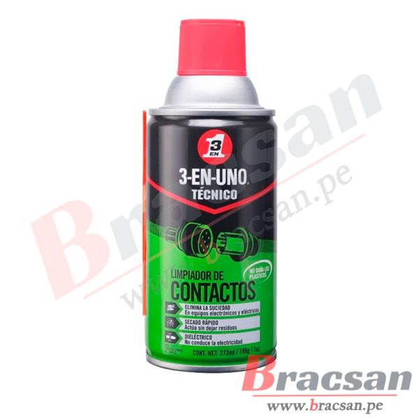 LIMPIA CONTACTO ELECTRONICO ELECTRICO 273ML 3-EN-UNO 52016