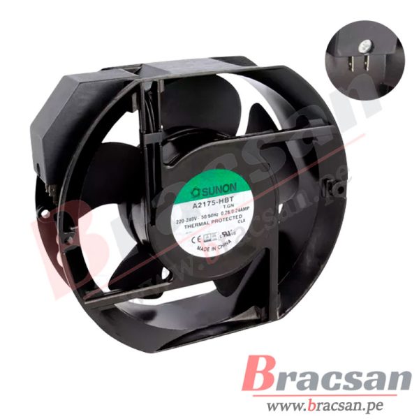 VENTILADOR 220VAC/240VAC 43W 0.25A 172X151X51MM SUNON A2175HBT.T.GN
