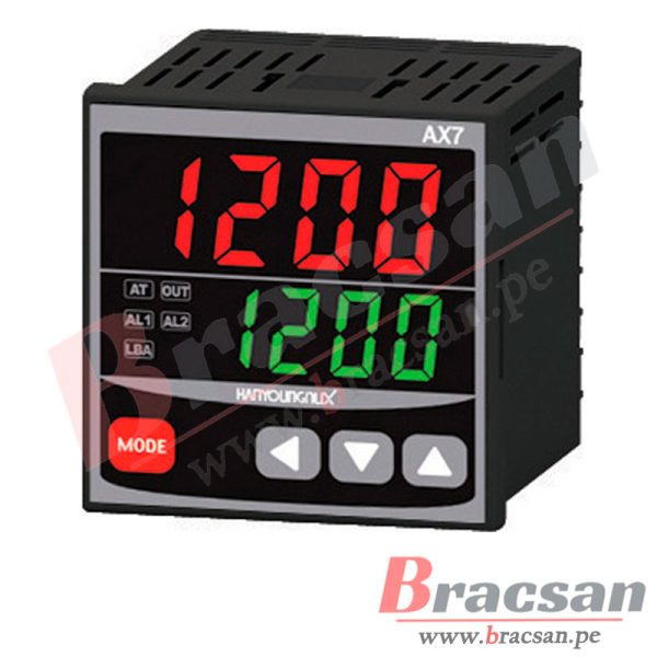 CONTROLADOR DE TEMPERATURA DIGITAL 72X72MM HANYOUNG NUX AX7-1A