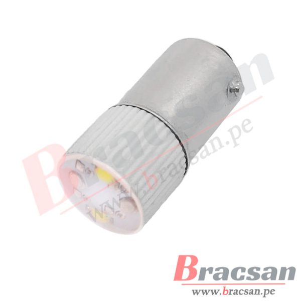 LAMPARA, BOMBILLA TIPO BAYONETA CON LED SMD 110VDC/AC 9X24MM BA9S - Imagen 6