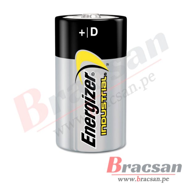 BATERIA PILA ALCALINA TAMAÑO D 1.5V LR20 ENERGIZER INDUSTRIAL 7638900361087