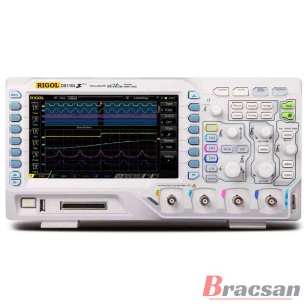 OSCILOSCOPIO DE 4 CANALES DE 100MHZ 1 GSA/S Y 24 MPTS DE PROFUNDIDAD DE MEMORIA RIGOL - DS1104Z PLUS