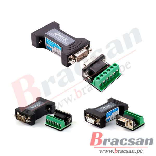 CONVERSOR ADAPTADOR SERIAL RS-232 a RS-485/RS422 BIDIRECCIONAL DTECH DT-9003 - Imagen 2