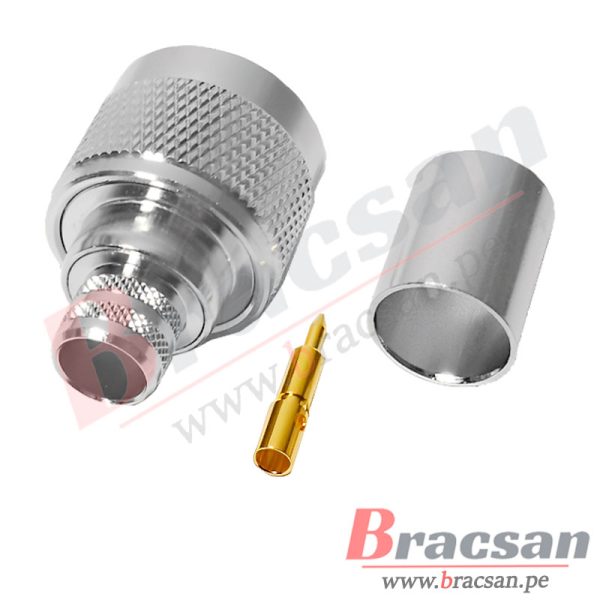 CONECTOR N MACHO CABLE RG-8 AMPHENOL RF N1121A2-NT3G-9913-50SAP