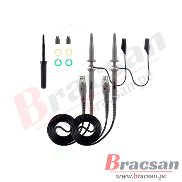 PUNTA DE OSCILOSCOPIO SET DE 2 PCS 100MHZ X1- X10 P6100