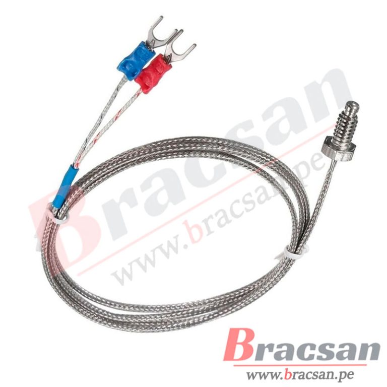 TERMOCUPLA TIPO J NO.124 2 METROS CNC | Bracsan