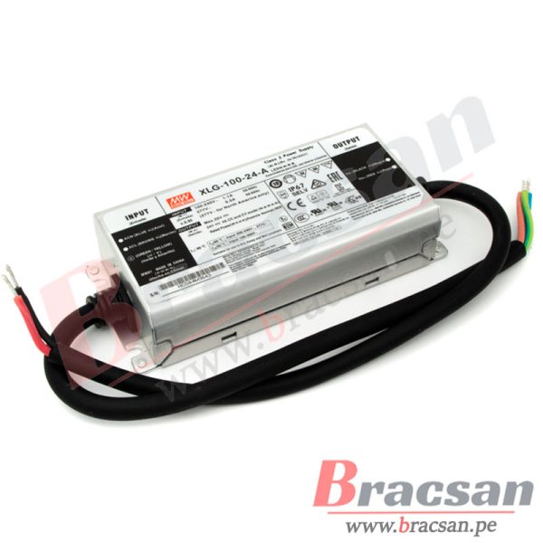 FUENTE DE ALIMENTACION LED 24VDC 4A IP67 MEAN WELL XLG-100-24-A