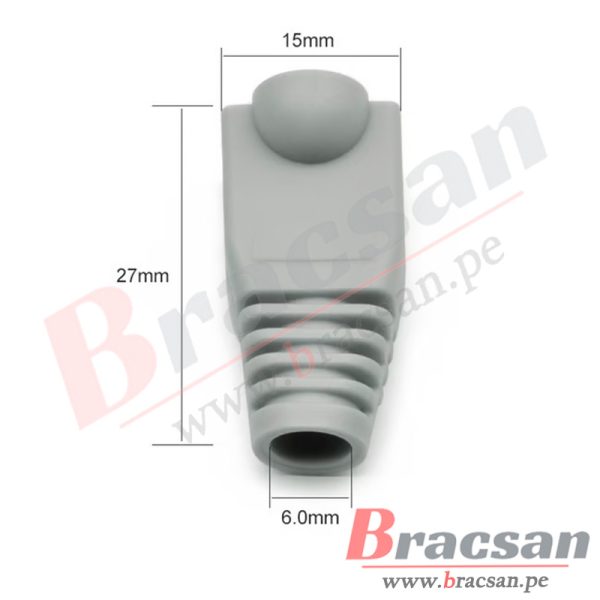 CUBIERTA CAPUCHA PLASTICA PARA CONECTOR RJ45 AMERICAN NET - Imagen 2