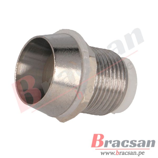 PORTA LED DE 10MM PLASTICO CROMADO PL-10MM-C